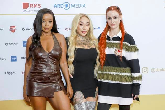 abb Die Sugababes zu Gast auf dem roten Teppich bei der Verleihung des Deutschen Radiopreis 2025 in der Neuen Flora am 11.09.2025 in Hamburg Hamburg Deutschland