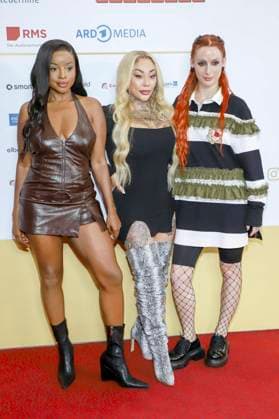 abb Die Sugababes zu Gast auf dem roten Teppich bei der Verleihung des Deutschen Radiopreis 2025 in der Neuen Flora am 11.09.2025 in Hamburg Hamburg Deutschland