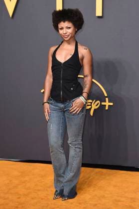 Myha™la Herrold bei der Premiere des Disney+ Films Swiped im Curzon Mayfair. London, 11.09.2025