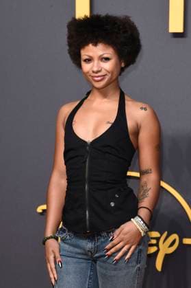 Myha™la Herrold bei der Premiere des Disney+ Films Swiped im Curzon Mayfair. London, 11.09.2025
