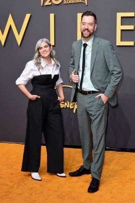 Rachel Lee Goldenberg und Bill Parker bei der Premiere des Disney+ Films Swiped im Curzon Mayfair. London, 11.09.2025