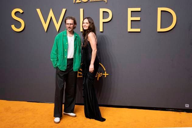 Dan Stevens und Lilly James bei der Premiere des Disney+ Films Swiped im Curzon Mayfair. London, 11.09.2025