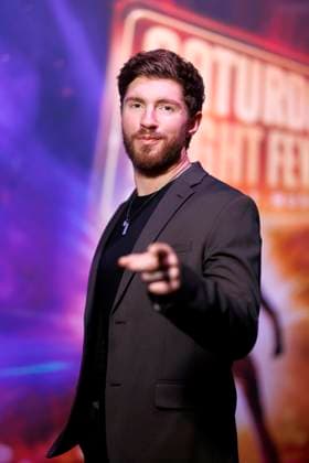 Sänger Joey Heindle bei der Premiere des Kult-Musicals Saturday Night Fever im Capitol Theater. Düsseldorf, 11.09.2025 NRW Deutschland Copyright: xChristophxHardtx