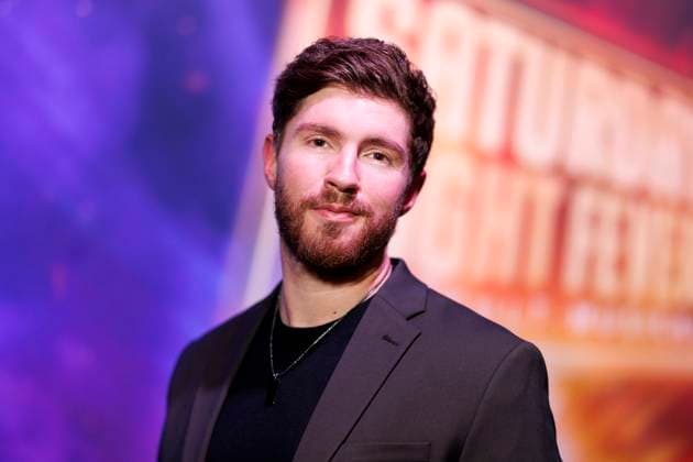Sänger Joey Heindle bei der Premiere des Kult-Musicals Saturday Night Fever im Capitol Theater. Düsseldorf, 11.09.2025 NRW Deutschland Copyright: xChristophxHardtx
