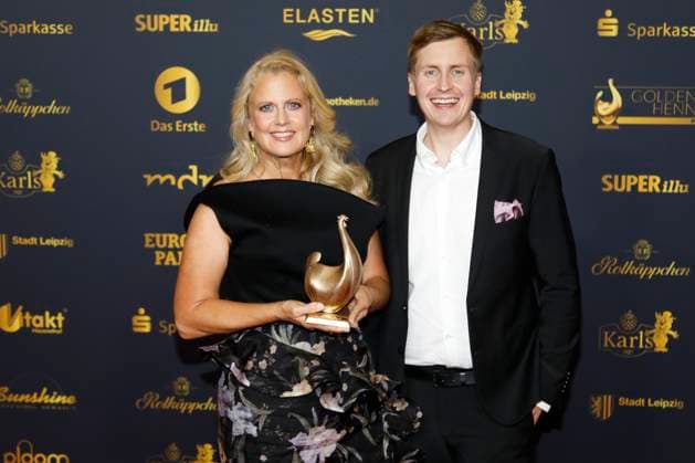 31. Verleihung der Goldenen Henne 2025 Leipzig, 12.9.2025 Barbara Schöneberger gewinnt die Goldene Henne bei der 31. Verleihung der Goldenen Henne 2025 auf der Messe Leipzig Sachsen Copyright: xMatthiasxGränzdörferx
