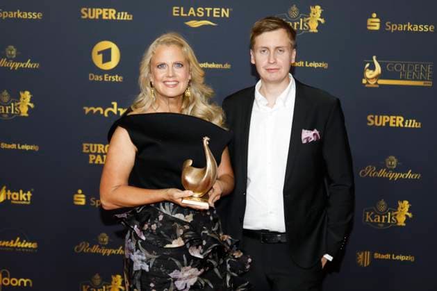 31. Verleihung der Goldenen Henne 2025 Leipzig, 12.9.2025 Barbara Schöneberger gewinnt die Goldene Henne bei der 31. Verleihung der Goldenen Henne 2025 auf der Messe Leipzig Sachsen Copyright: xMatthiasxGränzdörferx