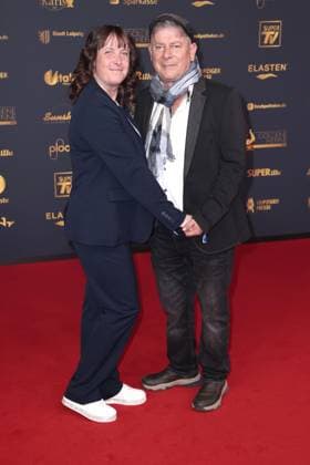 Sandra Hirte und Michael Hirte bei der Verleihung Die Goldene Henne am 12.09.2025 in Leipzig Goldene Henne 2025 Verleihung in Leipzig