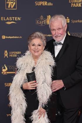 Dagmar Frederic und Klaus Lenk bei der Verleihung Die Goldene Henne am 12.09.2025 in Leipzig Goldene Henne 2025 Verleihung in Leipzig