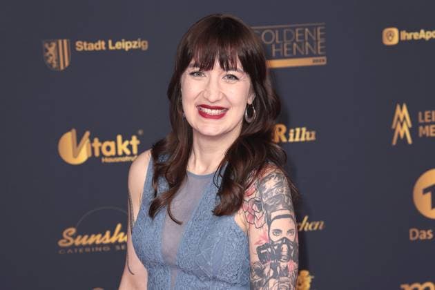 Heidi Reichinnek bei der Verleihung Die Goldene Henne am 12.09.2025 in Leipzig Goldene Henne 2025 Verleihung in Leipzig