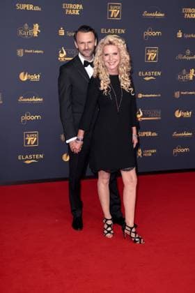 Victoria Herrmann und David Boethig bei der Verleihung Die Goldene Henne am 12.09.2025 in Leipzig Goldene Henne 2025 Verleihung in Leipzig