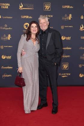 Claudia Wenzel und Ruediger Joswig bei der Verleihung Die Goldene Henne am 12.09.2025 in Leipzig Goldene Henne 2025 Verleihung in Leipzig