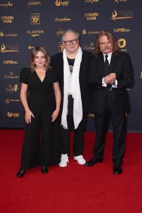 Annett Louisan, Heinz Rudolf Kunze und Leslie Mandoki bei der Verleihung Die Goldene Henne am 12.09.2025 in Leipzig Goldene Henne 2025 Verleihung in Leipzig