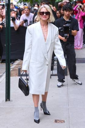 Celebs at the Calvin Klein Fashion Show Naomi Watts arrives at the Calvin Klein show during the fashion week in New York on September 12, 2025. Photo by Charles Guerin ABACAPRESS.COM New York NY  Copyright: xGuerinxCharles ABACAx