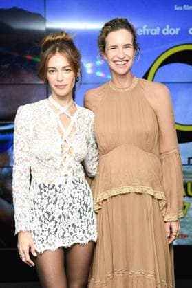 Oui Premiere Efrat Dor and Naama Preis attending the Oui Premiere at the UGC Cine Cite Les Halles in Paris, France on September 12, 2025. Photo by Aurore Marechal ABACAPRESS.COM Paris France  Copyright: xMarechalxAurore ABACAx