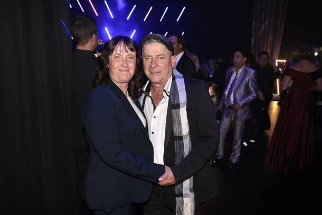 Sandra Hirte und Michael Hirte bei der Aftershow Party bei der Verleihung von Die Goldene Henne am 12.09.2025 in Leipzig Goldene Henne 2025 Verleihung in Leipzig