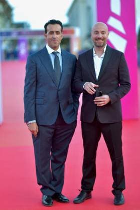 Deauville Nouvelle Vague Screening FC Jonathan Cohen and Kyan Khojandi attending the Nouvelle Vague screening as part of the 51th Deauville American Film Festival on September 12, 2025 in Deauville, France. Photo by Franck Castel ABACAPRESS.COM Deauville France  Copyright: xCastelxFranck ABACAx