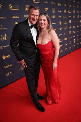 Goldene Henne 2025 Roter Teppich Roter Teppich Rene Kindermann und Frau Katja Goldene Henne 2025, 12.09.2025, Leipzig Copyright: xEventpressxFuhrx