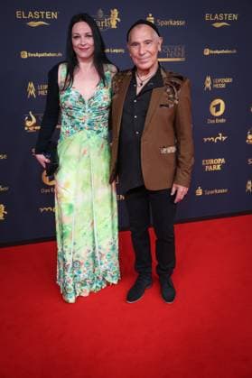 Goldene Henne 2025 Roter Teppich Roter Teppich Georgi Joro Gogow und Frau Goldene Henne 2025, 12.09.2025, Leipzig Copyright: xEventpressxFuhrx