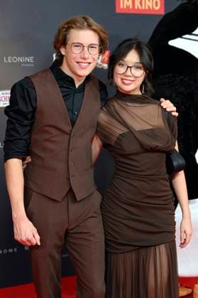 Thilo Fridolin Matthes und Purnima Grätz bei der Premiere des Kinofilms Die Schule der magischen Tiere 4 im Mathäser Filmpalast. München, 12.09.2025
