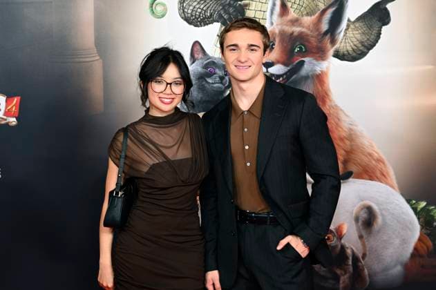 Purnima Grätz und Luis Vorbach bei der Premiere des Kinofilms Die Schule der magischen Tiere 4 im Mathäser Filmpalast. München, 12.09.2025