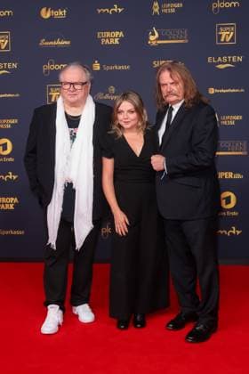 Award - Goldene Henne 2025 - Heinz Rudolf Kunze, Annett Louisan und Leslie Mandoki bei der Goldenen Henne 2025 in der Messe Leipzig am 12.09.2025. Copyright: xEventpressxKochanx