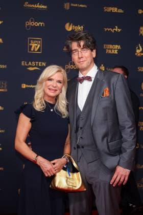 Award - Goldene Henne 2025 - Lorena Hein und Karsten Freund bei der Goldenen Henne 2025 in der Messe Leipzig am 12.09.2025. Copyright: xEventpressxKochanx