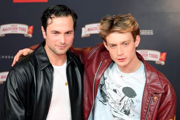Samuel Schneider und Philip Müller bei der Premiere des Kinofilms Die Schule der magischen Tiere 4 im Mathäser Filmpalast. München, 12.09.2025