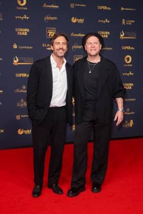 Award - Goldene Henne 2025 - Max Giesinger und Johannes Oerding bei der Goldenen Henne 2025 in der Messe Leipzig am 12.09.2025. Copyright: xEventpressxKochanx
