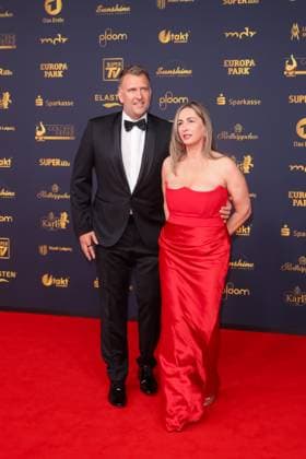 Award - Goldene Henne 2025 - Rene Kindermann und Katja Fischer bei der Goldenen Henne 2025 in der Messe Leipzig am 12.09.2025. Copyright: xEventpressxKochanx