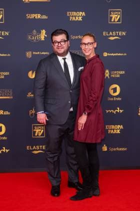 Award - Goldene Henne 2025 - Gregor Nebel und Katrin Nebel bei der Goldenen Henne 2025 in der Messe Leipzig am 12.09.2025. Copyright: xEventpressxKochanx
