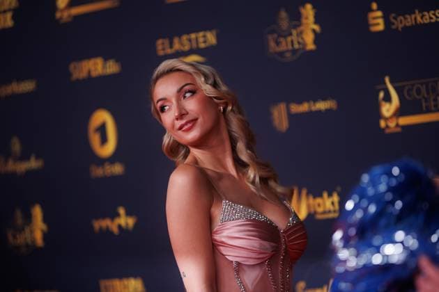 Award - Goldene Henne 2025 - Anna-Carina Woitschack bei der Goldenen Henne 2025 in der Messe Leipzig am 12.09.2025. Copyright: xEventpressxKochanx
