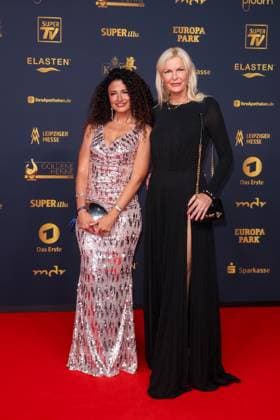 Award - Goldene Henne 2025 - Marwa Eldessouky und Annette Mugrauer bei der Goldenen Henne 2025 in der Messe Leipzig am 12.09.2025. Copyright: xEventpressxKochanx