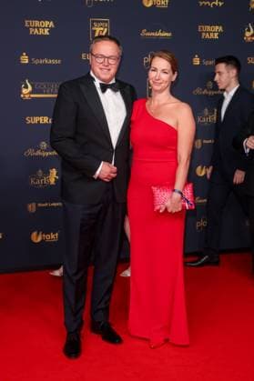 Award - Goldene Henne 2025 - Mario Voigt und Constanze Voigt bei der Goldenen Henne 2025 in der Messe Leipzig am 12.09.2025. Copyright: xEventpressxKochanx