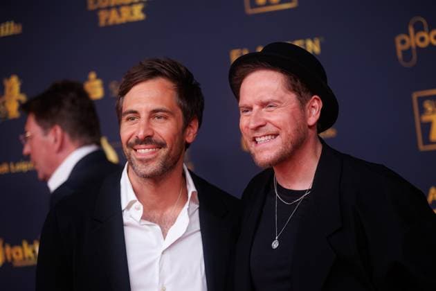 Award - Goldene Henne 2025 - Max Giesinger und Johannes Oerding bei der Goldenen Henne 2025 in der Messe Leipzig am 12.09.2025. Copyright: xEventpressxKochanx