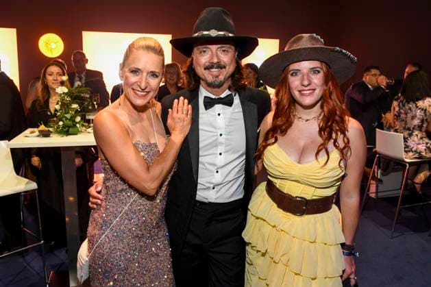abb Stefanie Hertel, Lanny Lanner und Johanna Mross zu Gast auf der Aftershow Party bei der Verleihung der Goldenen Henne 2025 in der Messe Leipzig am 12.09.2025