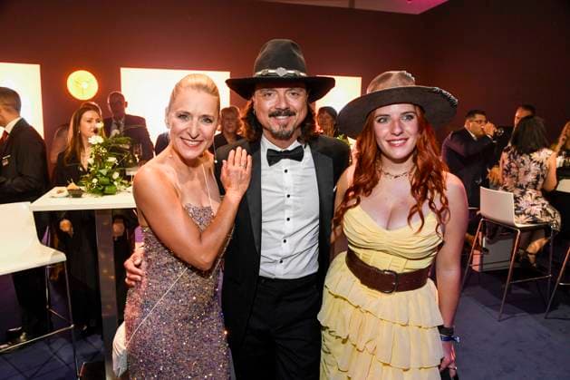 abb Stefanie Hertel, Lanny Lanner und Johanna Mross zu Gast auf der Aftershow Party bei der Verleihung der Goldenen Henne 2025 in der Messe Leipzig am 12.09.2025