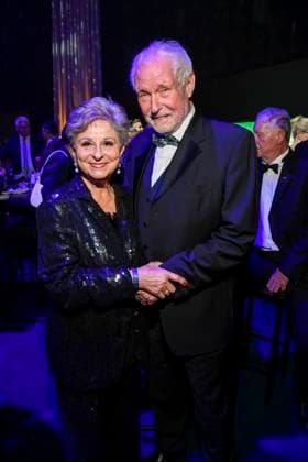 abb Dagmar Frederic und Klaus Lenk zu Gast auf der Aftershow Party bei der Verleihung der Goldenen Henne 2025 in der Messe Leipzig am 12.09.2025