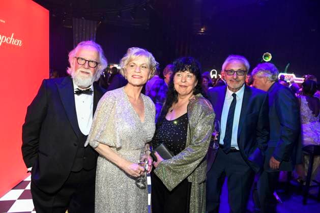 abb Oren Schmuckler, Anne Kasprik, Heike Köfer und Wolfgang Stumph zu Gast auf der Aftershow Party bei der Verleihung der Goldenen Henne 2025 in der Messe Leipzig am 12.09.2025