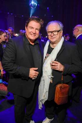 abb Francis Fulton-Smith und Heinz Rudolf Kunze zu Gast auf der Aftershow Party bei der Verleihung der Goldenen Henne 2025 in der Messe Leipzig am 12.09.2025