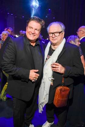 abb Francis Fulton-Smith und Heinz Rudolf Kunze zu Gast auf der Aftershow Party bei der Verleihung der Goldenen Henne 2025 in der Messe Leipzig am 12.09.2025