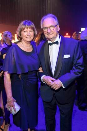 abb Gabriele Haseloff und Reiner Haseloff MP zu Gast auf der Aftershow Party bei der Verleihung der Goldenen Henne 2025 in der Messe Leipzig am 12.09.2025