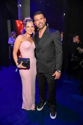 abb Jessie Noe Scheuermann und Jay Khan zu Gast auf der Aftershow Party bei der Verleihung der Goldenen Henne 2025 in der Messe Leipzig am 12.09.2025