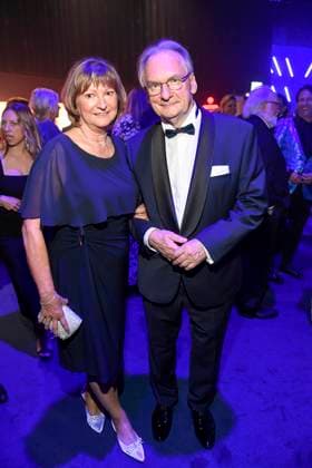 abb Gabriele Haseloff und Reiner Haseloff MP zu Gast auf der Aftershow Party bei der Verleihung der Goldenen Henne 2025 in der Messe Leipzig am 12.09.2025