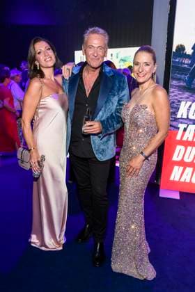 abb Julia Berger, Olaf Berger und Stefanie Hertel zu Gast auf der Aftershow Party bei der Verleihung der Goldenen Henne 2025 in der Messe Leipzig am 12.09.2025