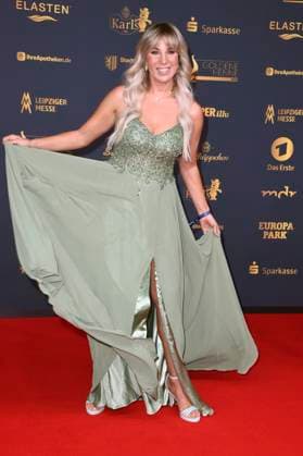 Annemarie Eilfeld bei der 31. Verleihung der Goldenen Henne 2025 in der Leipziger Messe. Leipzig, 12.09.2025