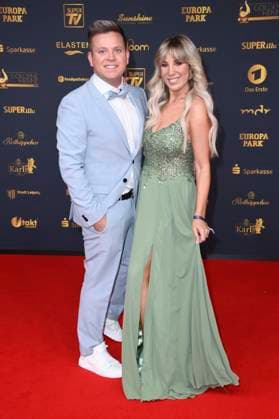 Dominik Ledea und Annemarie Eilfeld bei der 31. Verleihung der Goldenen Henne 2025 in der Leipziger Messe. Leipzig, 12.09.2025