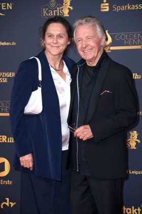 Hartmut Schulze-Gerlach mit Ehefrau Anja Schulze-Gerlach bei der 31. Verleihung der Goldenen Henne 2025 in der Leipziger Messe. Leipzig, 12.09.2025