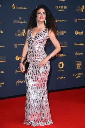 Marwa Eldessouky bei der 31. Verleihung der Goldenen Henne 2025 in der Leipziger Messe. Leipzig, 12.09.2025