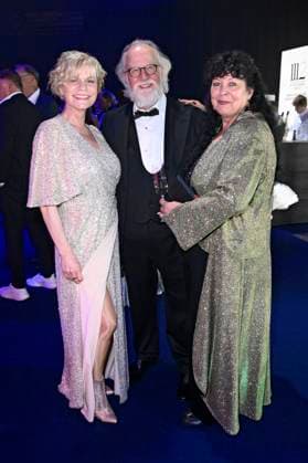 Anne Kasprik, Oren Schmuckler und Heike Köfer bei der 31. Verleihung der Goldenen Henne 2025 in der Leipziger Messe. Leipzig, 12.09.2025