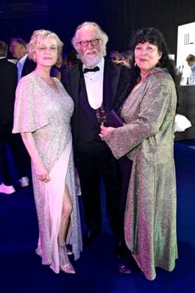 Anne Kasprik, Oren Schmuckler und Heike Köfer bei der 31. Verleihung der Goldenen Henne 2025 in der Leipziger Messe. Leipzig, 12.09.2025